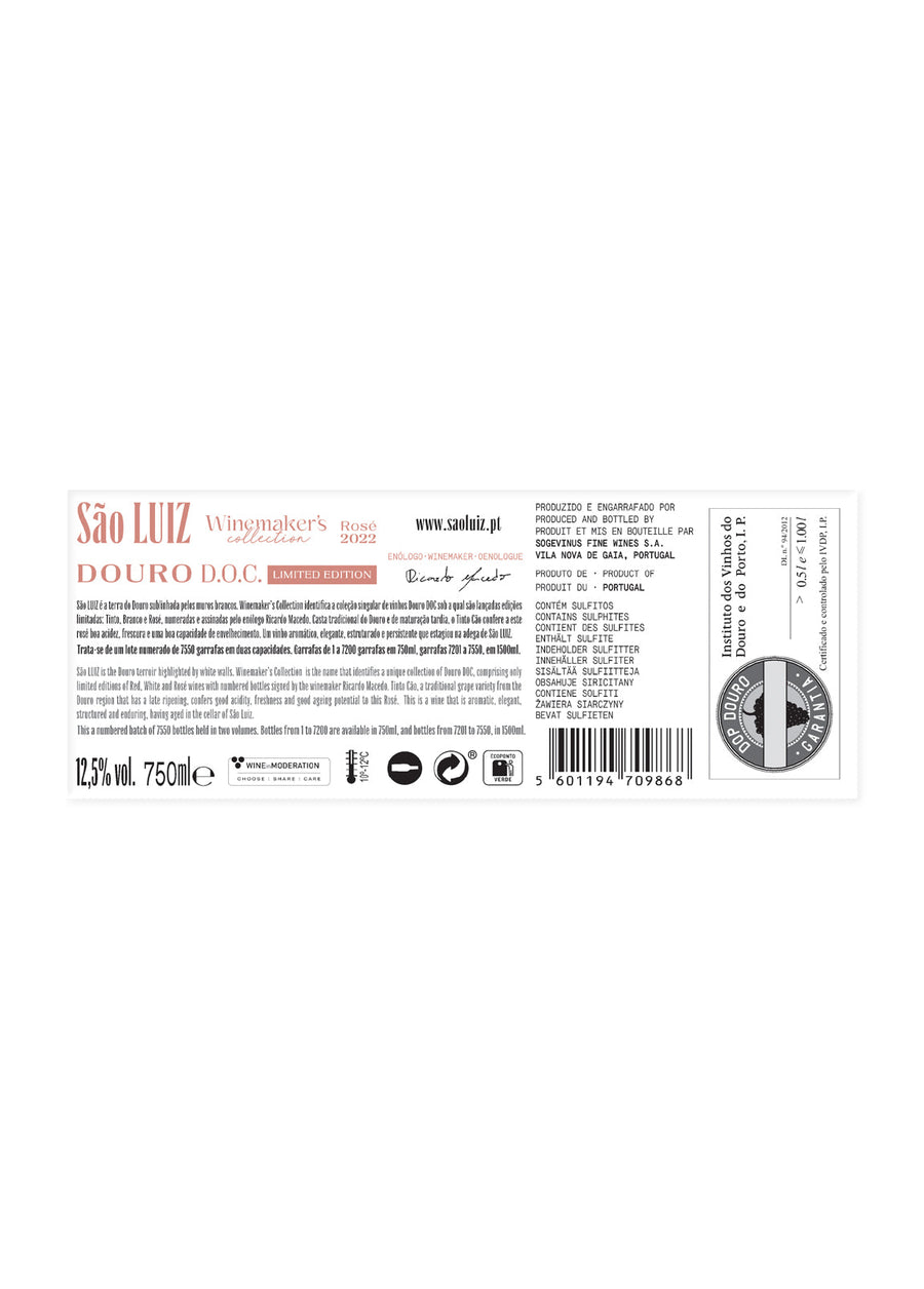 SÃO LUIZ WINEMAKER'S COLLECTION TINTO CÃO 2022 ROSE (0,75L)